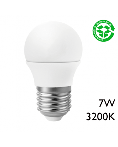 LED golf ball bulb 7W E27 3200K 600Lm