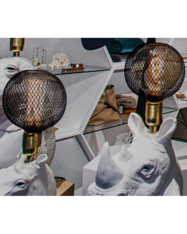 Globe bulb with grid 125 mm LED E27 3.5W 1800K 80Lm