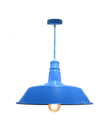 Lámpara de techo de 36cm de metal en diferentes acabados 60W E27