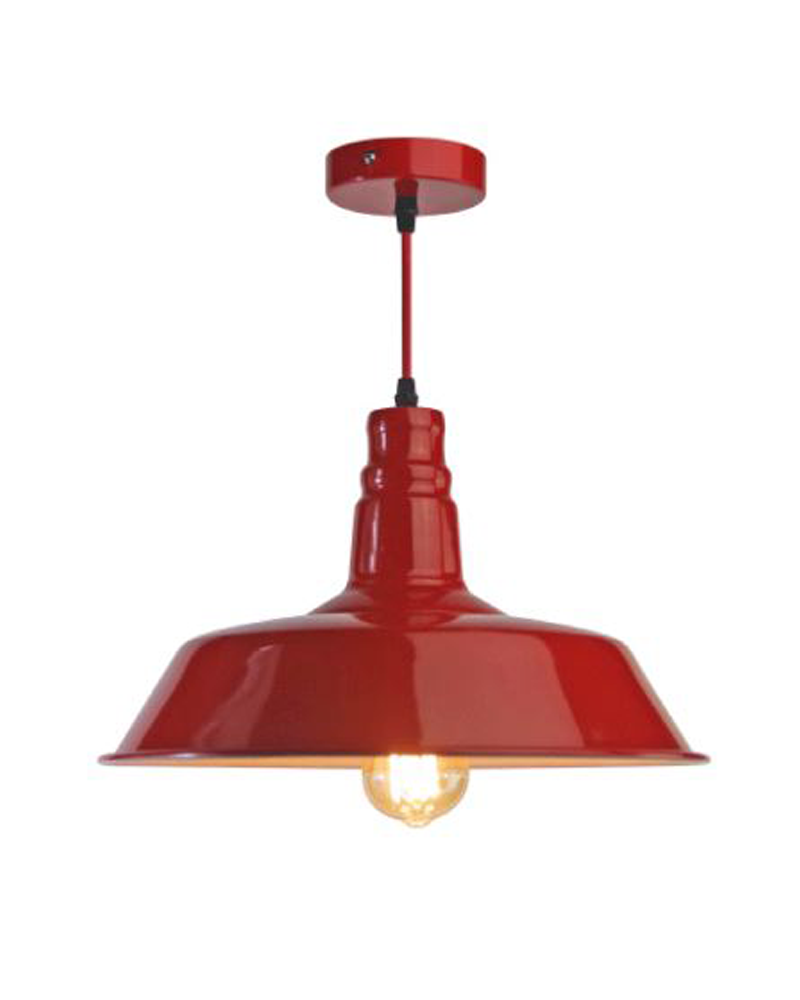 Lámpara de techo de 36cm de metal en diferentes acabados 60W E27