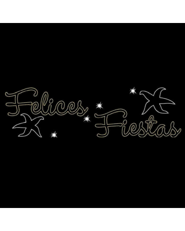 Street sign MERRY CHRISTMAS with stars of 2.67 meters LEDs 73W