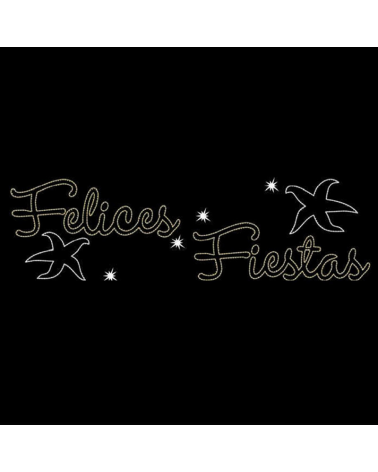 Street sign MERRY CHRISTMAS with stars of 5.30 meters LEDs 120W