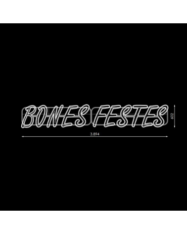 Outdoor sign BONES FESTES of 3.89 meters LEDs 90W