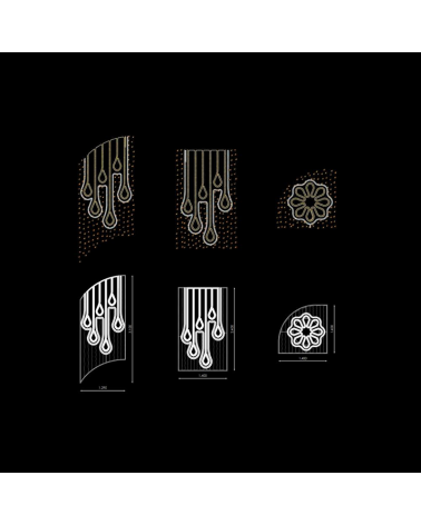 Christmas figure arch shape for street warm and cold light 7.96 meters LEDs 1025W