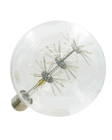 LED Clear Globe Bulb 125 mm. tree E27 1.8W 2200K 145Lm.
