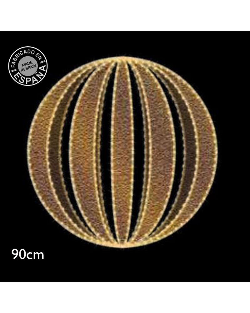 Bola 3D LED y tapiz 90cm varios colores apto para exteriores 230V 277W