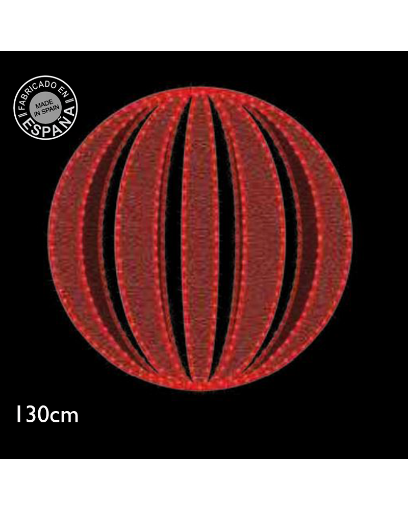 Bola 3D LED y tapiz 130cm varios colores apto para exteriores 230V 378W