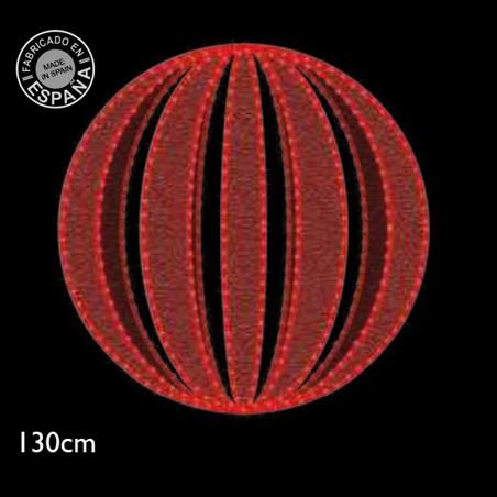 3D LED ball and tapestry 130cm various colors suitable for outdoor use 230V 378W