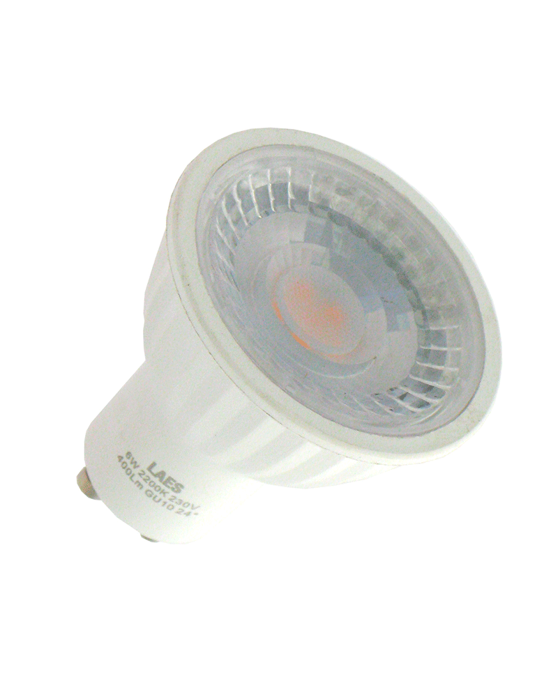 LED Spotlight bulb 50 mm. 6W GU10 24º 400Lm.