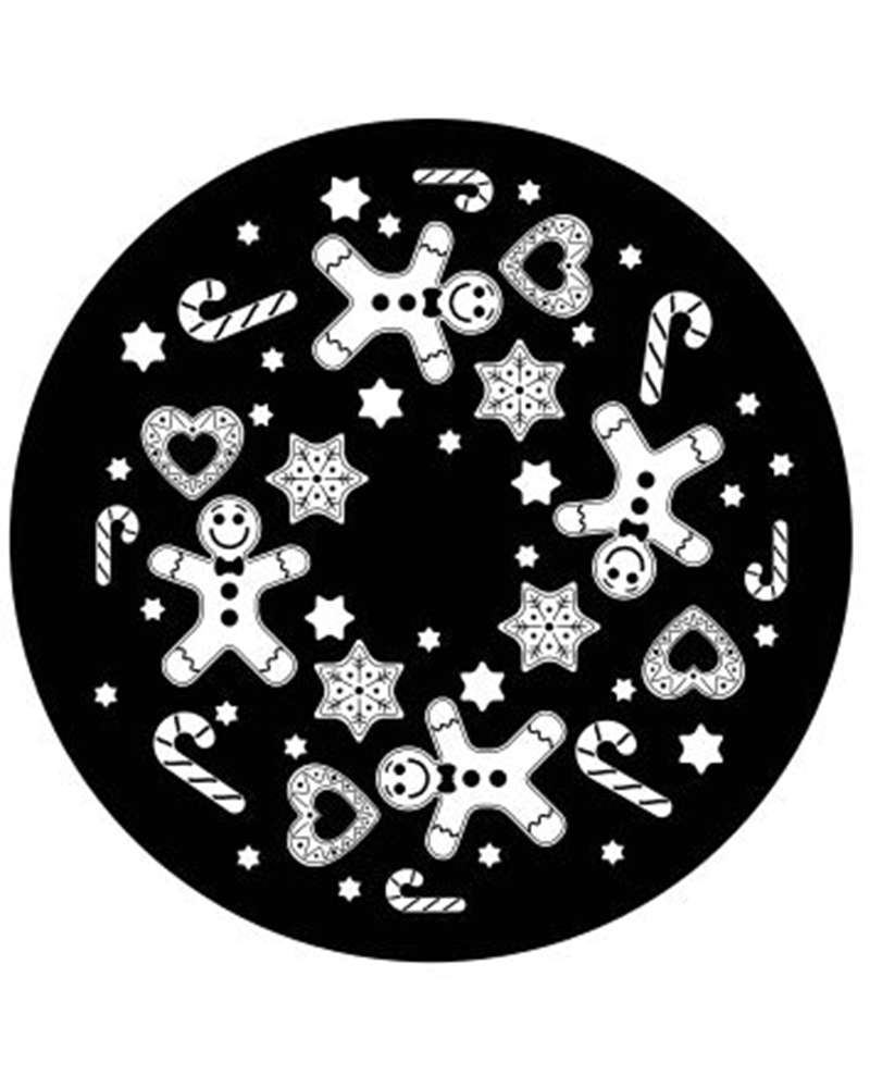 Fotolito diapositiva jengibre en blanco y negro