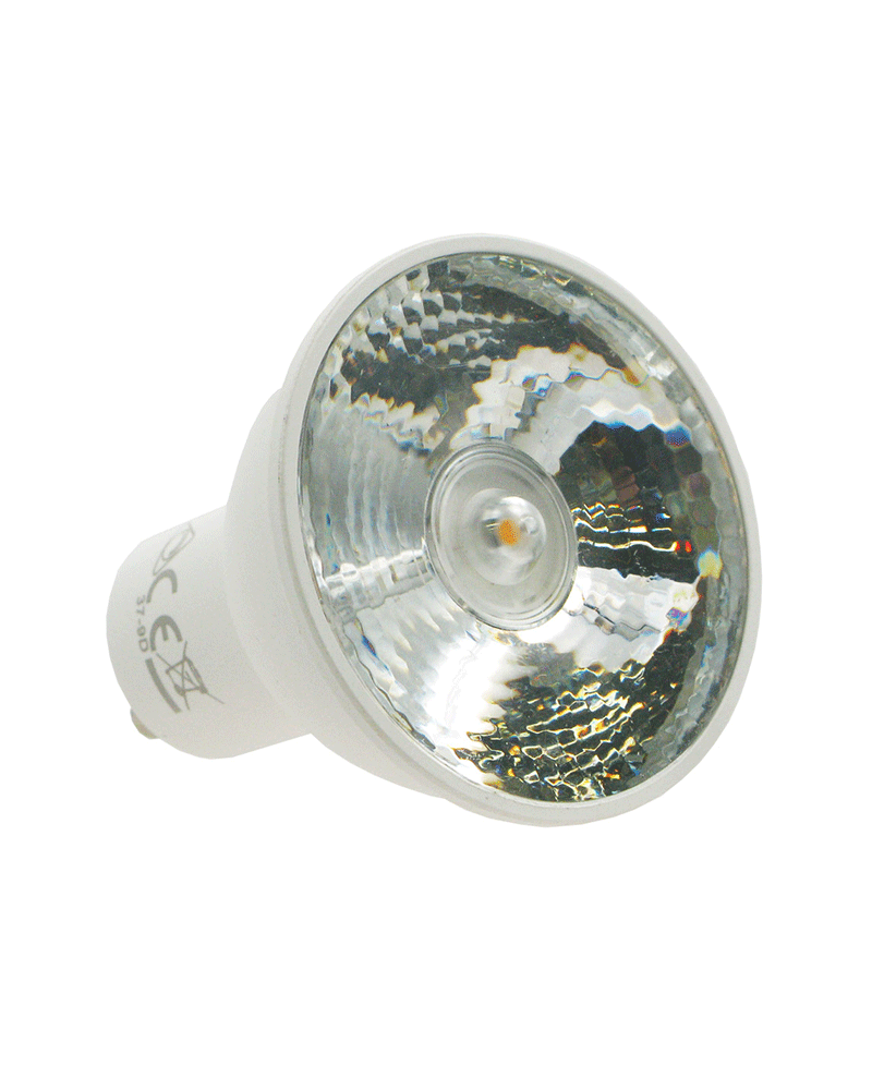 LED Spotlight bulb 50 mm. 7W GU10 15º 2700K 395Lm.