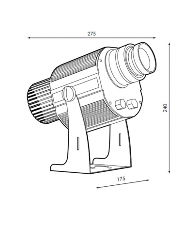 100W LED Christmas lights projector for exteriors with snowflakes photolith