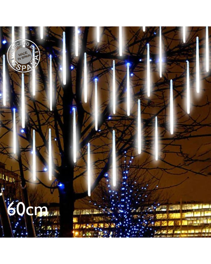 LED meteor lights E14 60cm 2W cool white suitable for outdoor use IP44