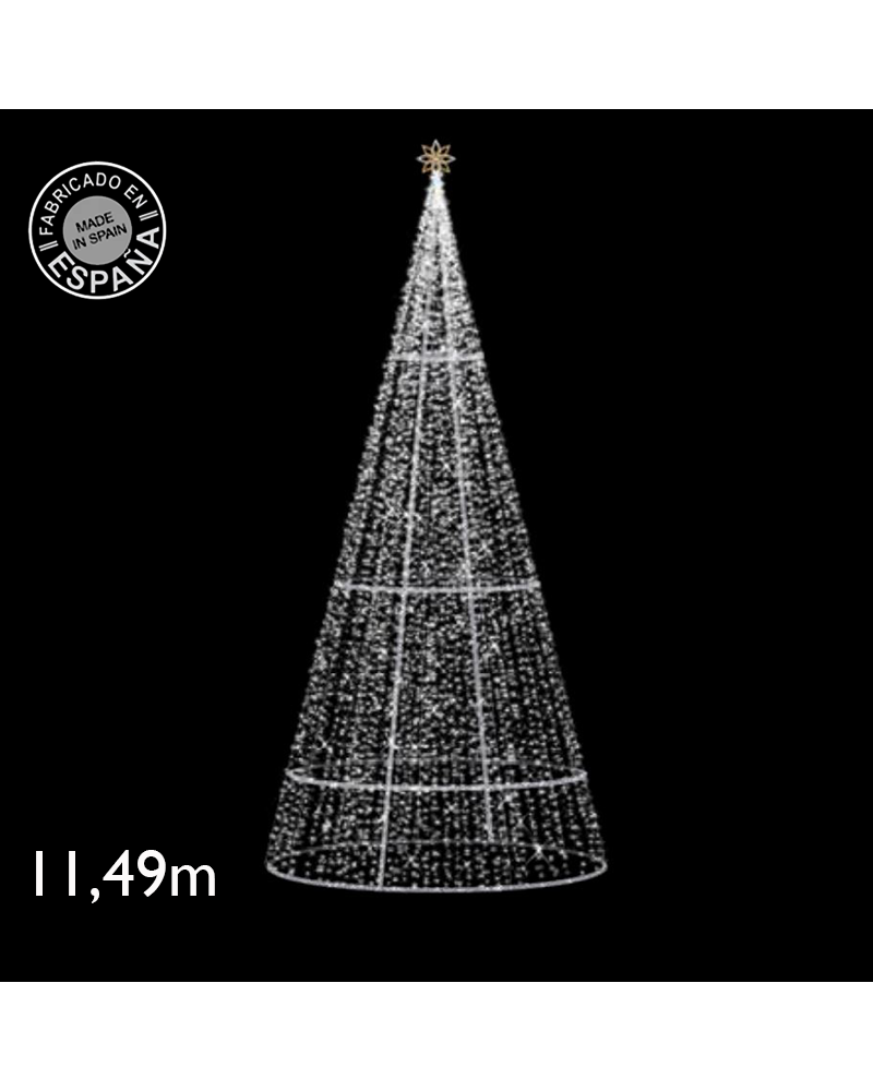 LED cone cool light or warm light flashing effect of 11.49 meters IP65 230V 934W