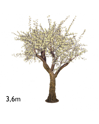 Árbol gigante Cherry Blossom luz cálida de 3,6 metros con 4.100 luces LED IP44 24V