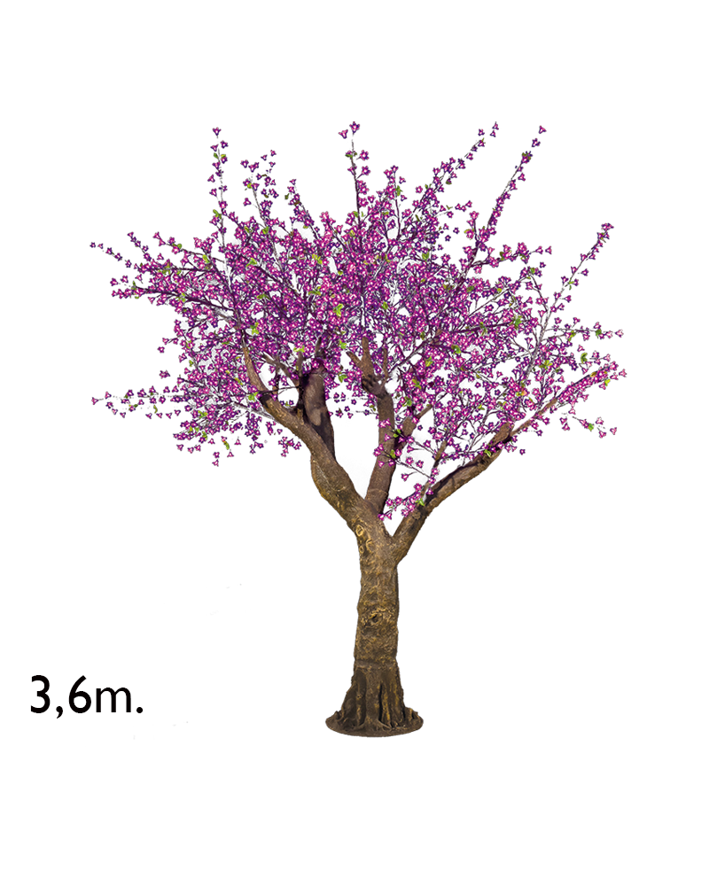 Cherry Blossom giant tree pink of 3.6 meters with 4,100 LED lights IP44 24V