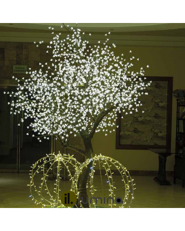 Cherry Blossom giant tree pink of 3.6 meters with 4,100 LED lights IP44 24V
