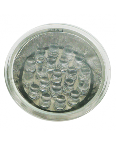 LED mirrored reflector bulb 50 mm. 12V Color Green LED 1-2W GU5,3 38º