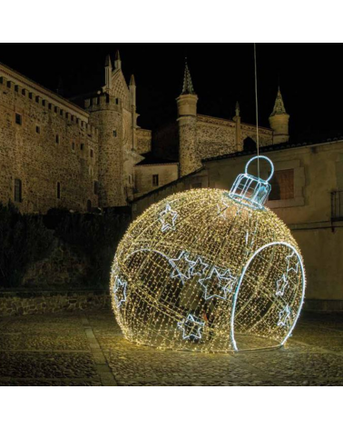 Giant ball walkable LED flashing warm and cold 6 meters low voltage 24V 450W