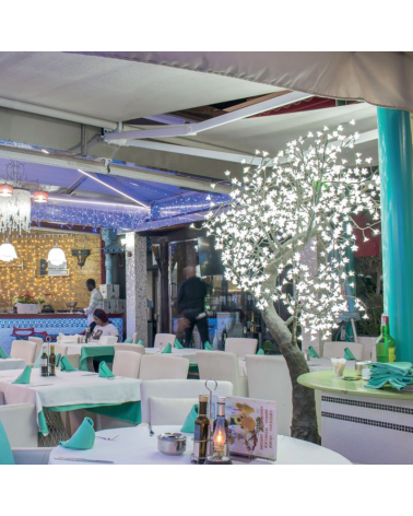 Árbol Cherry Blossom de 1,8 metros luz blanca fría con 800 luces LED IP44 24V