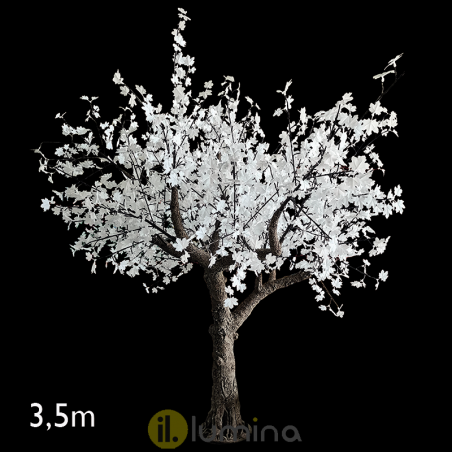 Autumn tree RGB 3,5 meter with 1664 24V IP44 LED lights