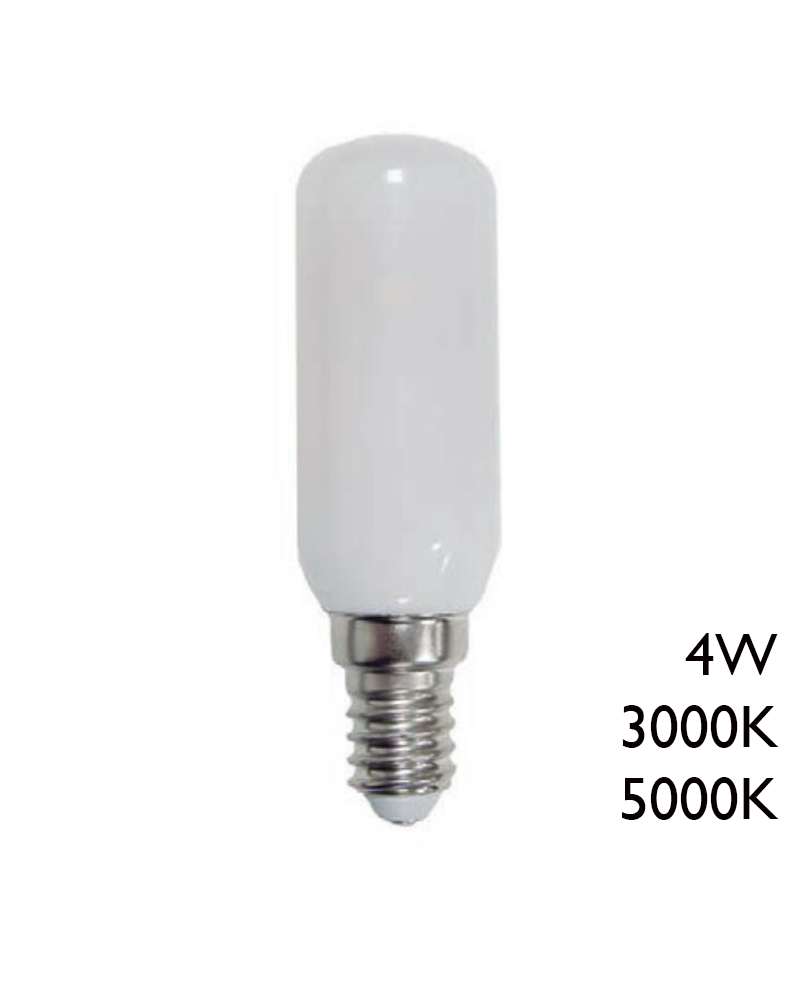 Bombilla tubular LED E14 4W 30.000 horas
