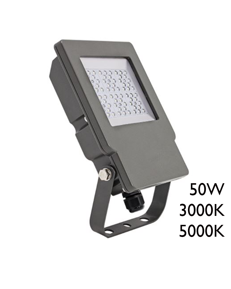 Outdoor projector 50W IP65 Grey  high brightness 30.000 hours