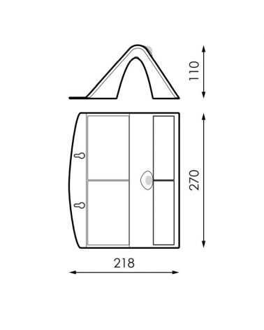 LED solar wall light 6.8W black finish with motion sensor IP65