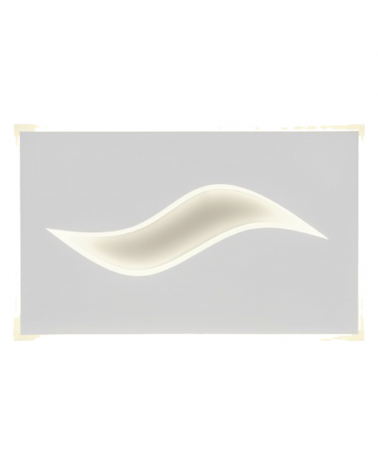 Rectangular LED ceiling light 24x15cm design warm light 3000K 22W