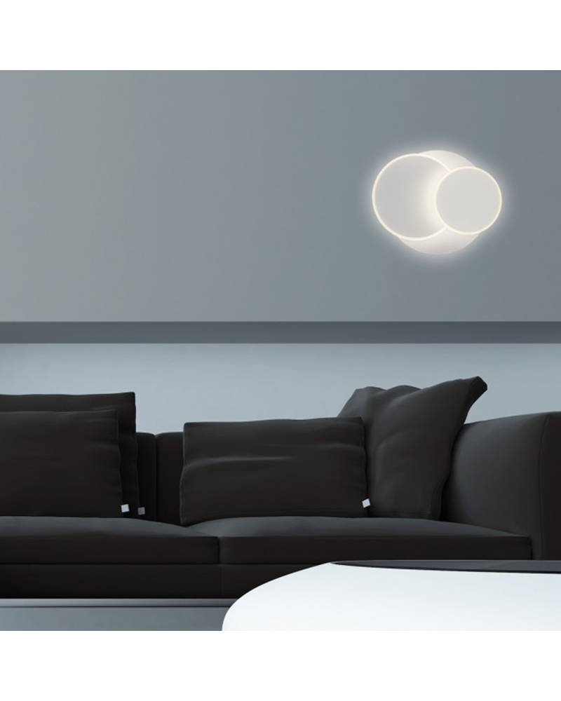 LED circular ceiling light 24x15cm design white warm light 3000K 15W