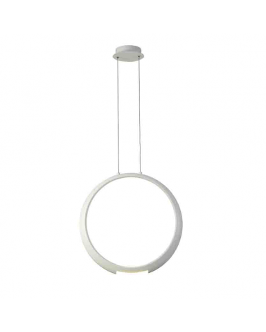 Lámpara de techo LED 50,4cm 23W acrílico acabado blanco 3000K