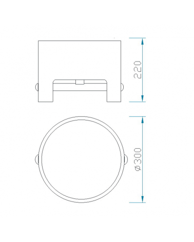 Lámpara de mesa 22cm forma de cubo de madera blanca E27 20W