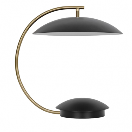 Table lamp 36cm LED in brass and black finish metal 12W warm light