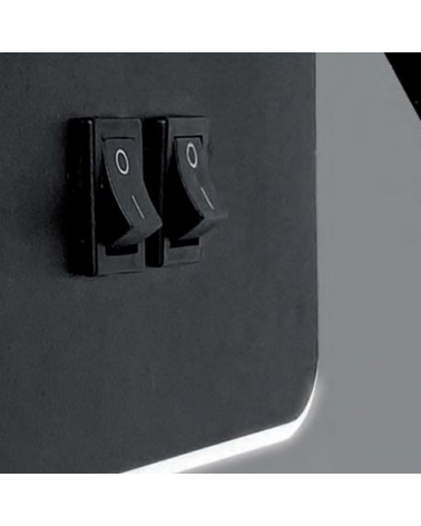 Wall light LED double lighting 3W and 10W on/off switch