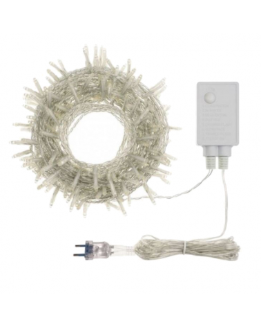 String light mini Led 10m 100 minileds warm light with 5 functions suitable for outdoor use IP44
