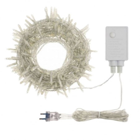 String light mini Led 10m 100 minileds warm light with 5 functions suitable for outdoor use IP44