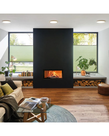 Plafón 30cm LED 16W redondo color blanco mate