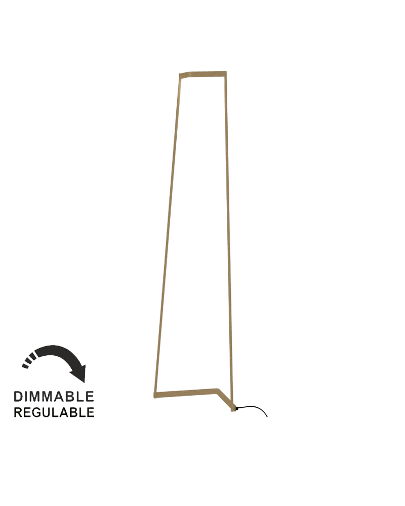 Floor lamp 180cm LED aluminum 20W warm light 3000K Dimmable