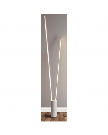 Floor lamp 180cm LED aluminum and iron 44W warm light 3000K Dimmable