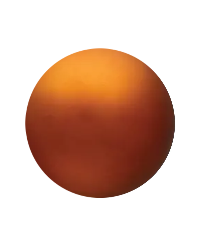 Matte copper Christmas ball