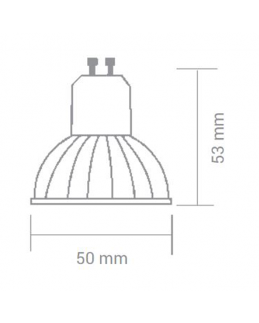 Spot Dicroica LED 7W GU10 35º 670Lm 4000K