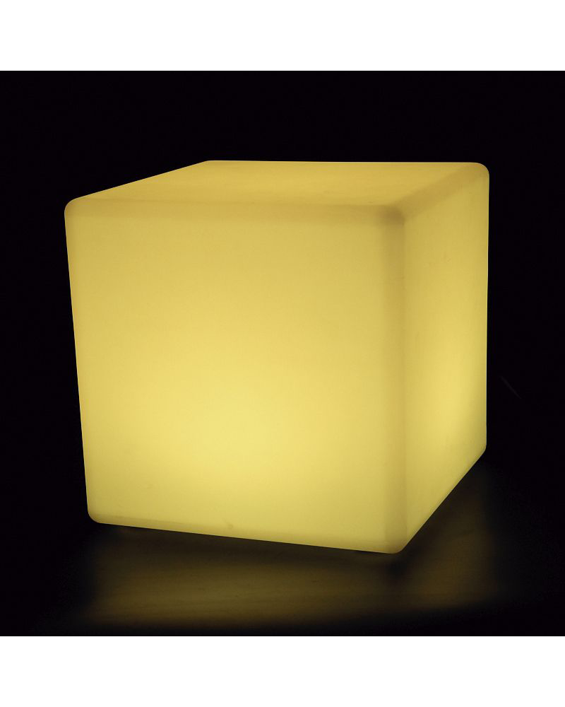 LED Cube Lamp with White Light