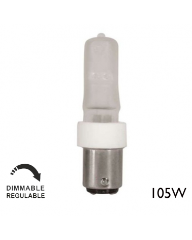 Halogen minican ECO 105W 220V Ba15d dimmable warm light