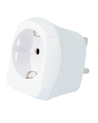 Adaptador europeo - Inglés blanco