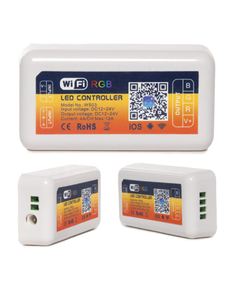 Controlador RGB 288W 12/24V WIFI APP