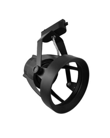 Track spotlight 14.5cm diameter biphasic GU10 aluminum