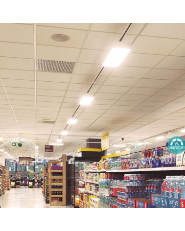 Spotlight for LED rail 60cm wide in aluminum 30W 4000K triphasic