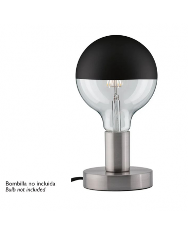 Table lamp 12cm diameter metal 20W E27