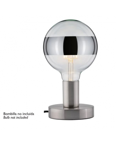 Table lamp 12cm diameter metal 20W E27