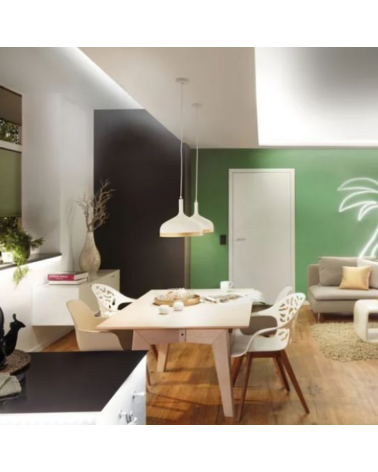 Lámpara de techo 30cm de metal 20W E27